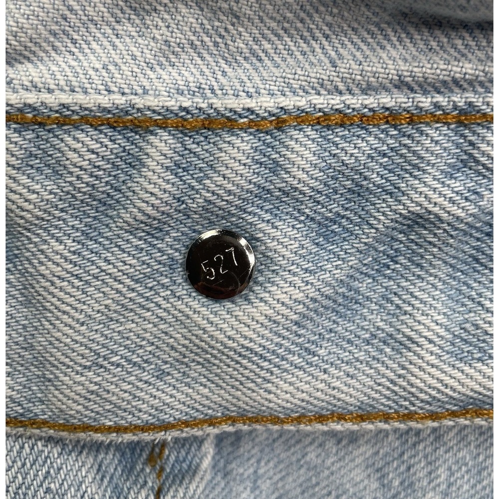 Levi Denim Trucker Jacket Mens 40 Light Blue Vintage Made in‎ USA 70506-0214 - Picture 7 of 9